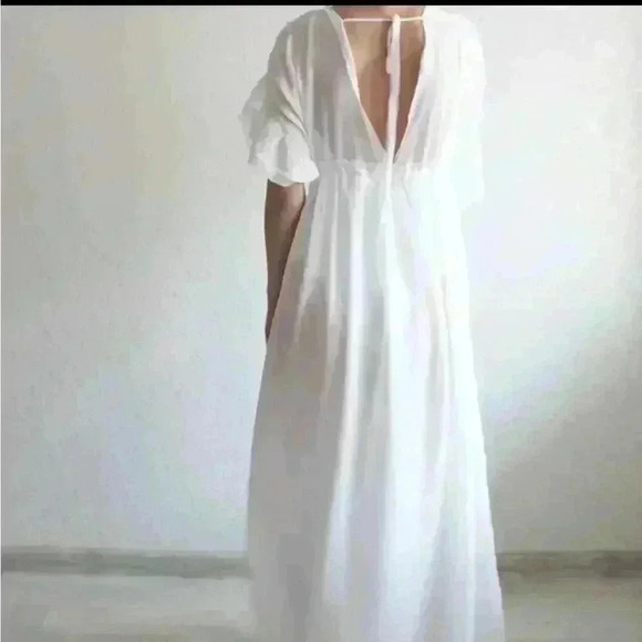 Vintage Bohemian Long Beach Dress - Picture 9 of 16